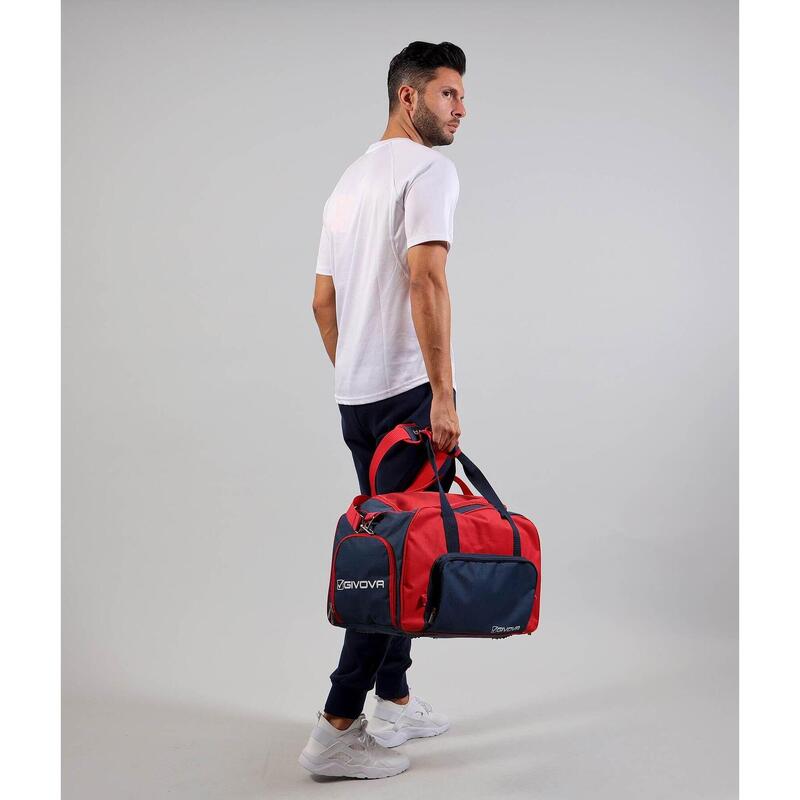 Geanta Sport Givova Palestra Navy-rosu Rosu