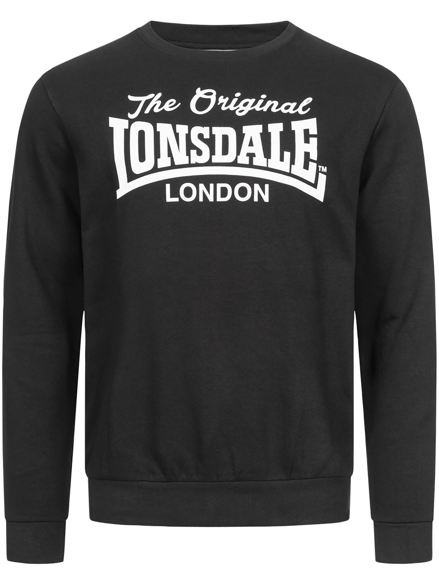 LONSDALE Heren sweatshirt met ronde hals regular fit BURGHEAD 2/5