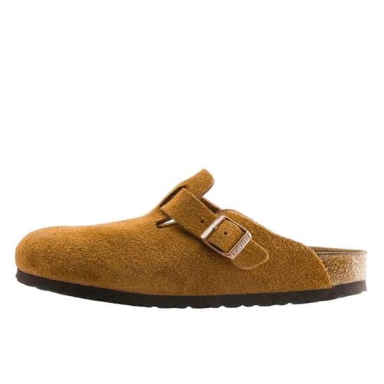 Scarpe Boston Soft Footbed Suede Mink