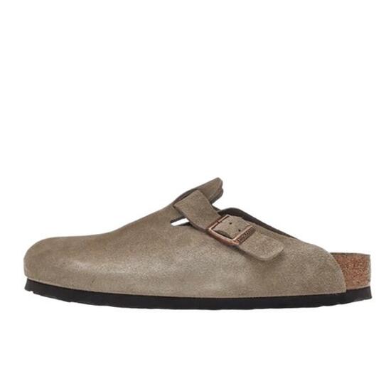 Scarpe Boston Soft Footbed Suede Taupe