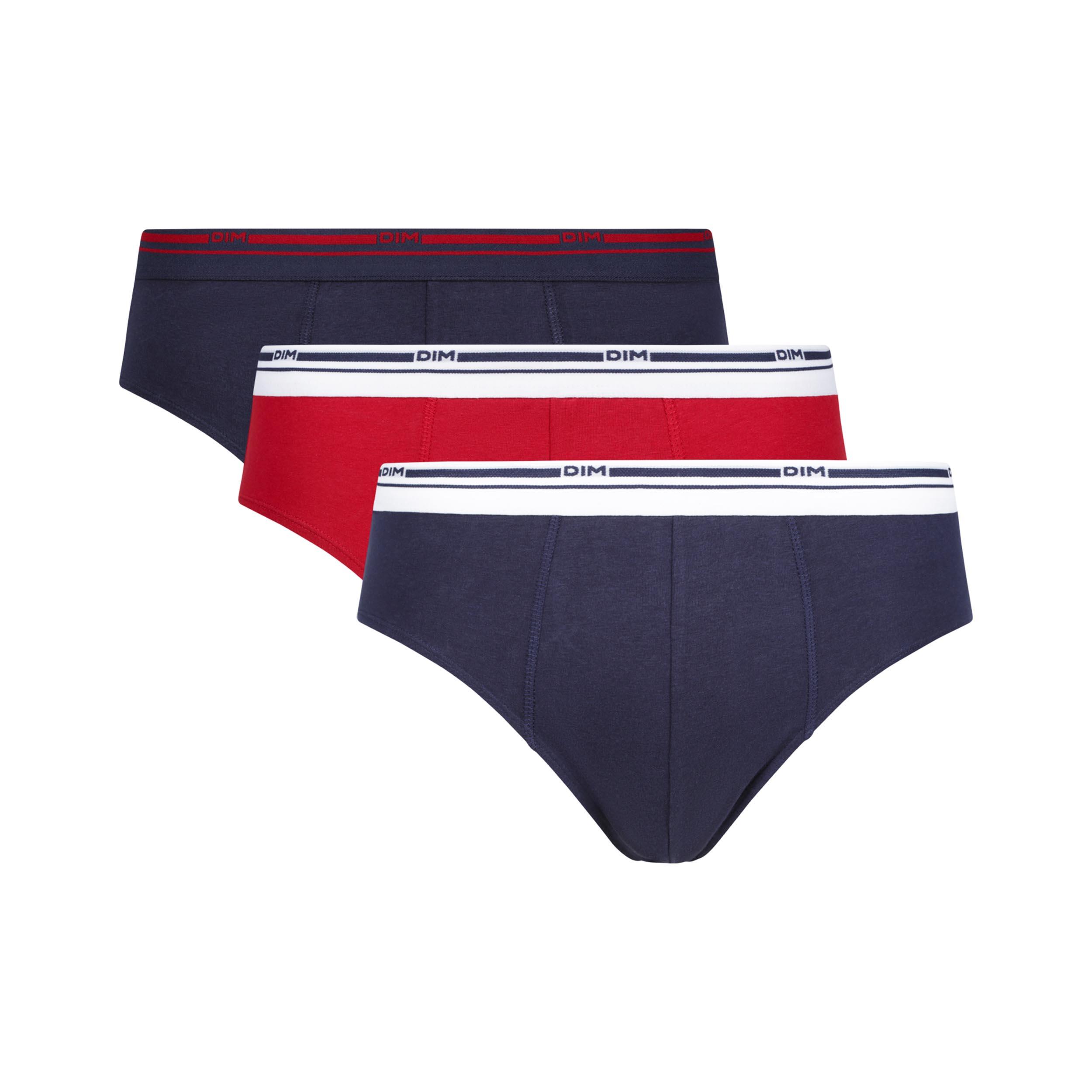 Lot de 3 slips Homme coton Classic Colors 3/4