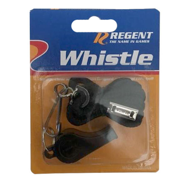Regent Sports/Emergency Plastic Whistle w/ Lanyard