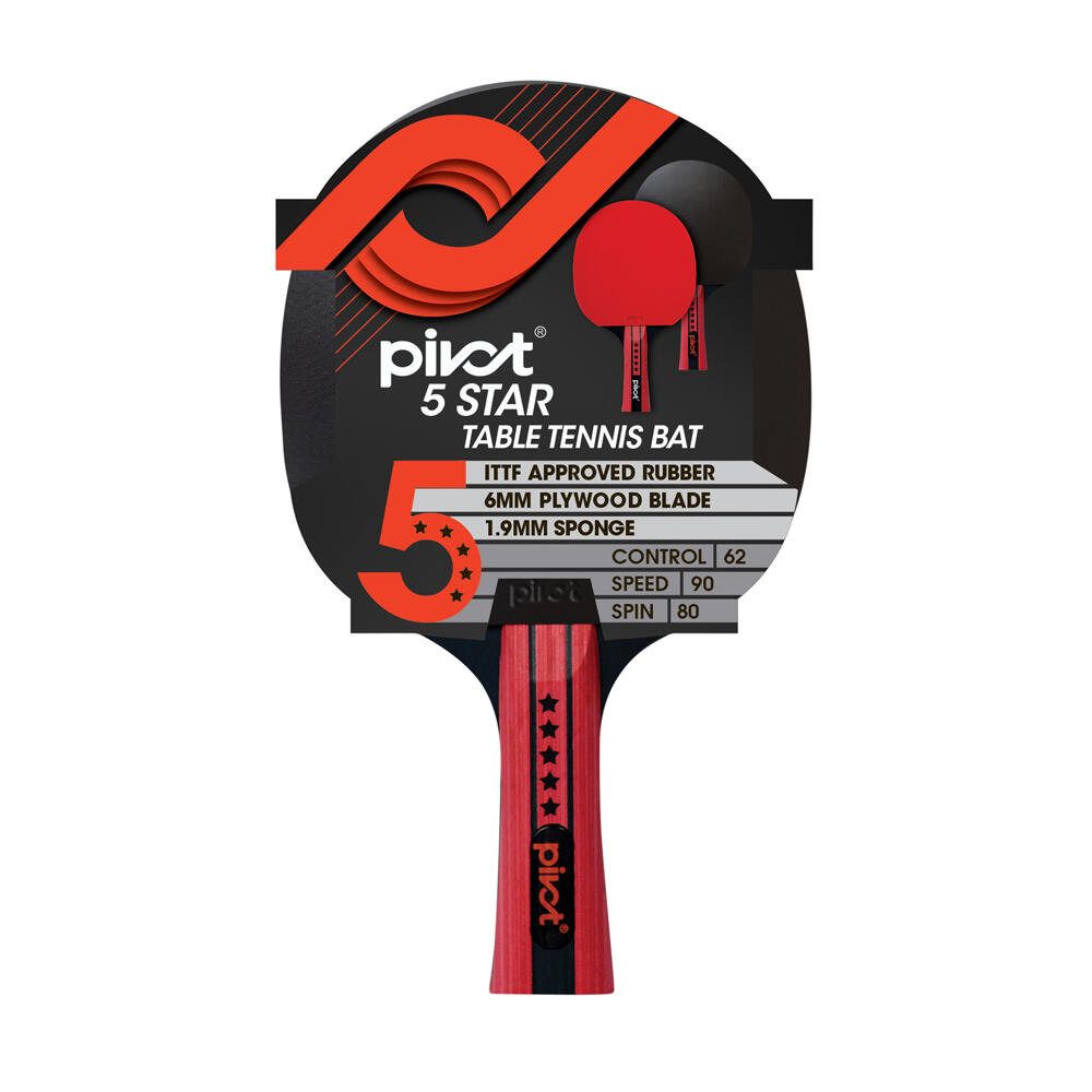 Pivot 5 Star Table Tennis Racquet Sports Equipment
