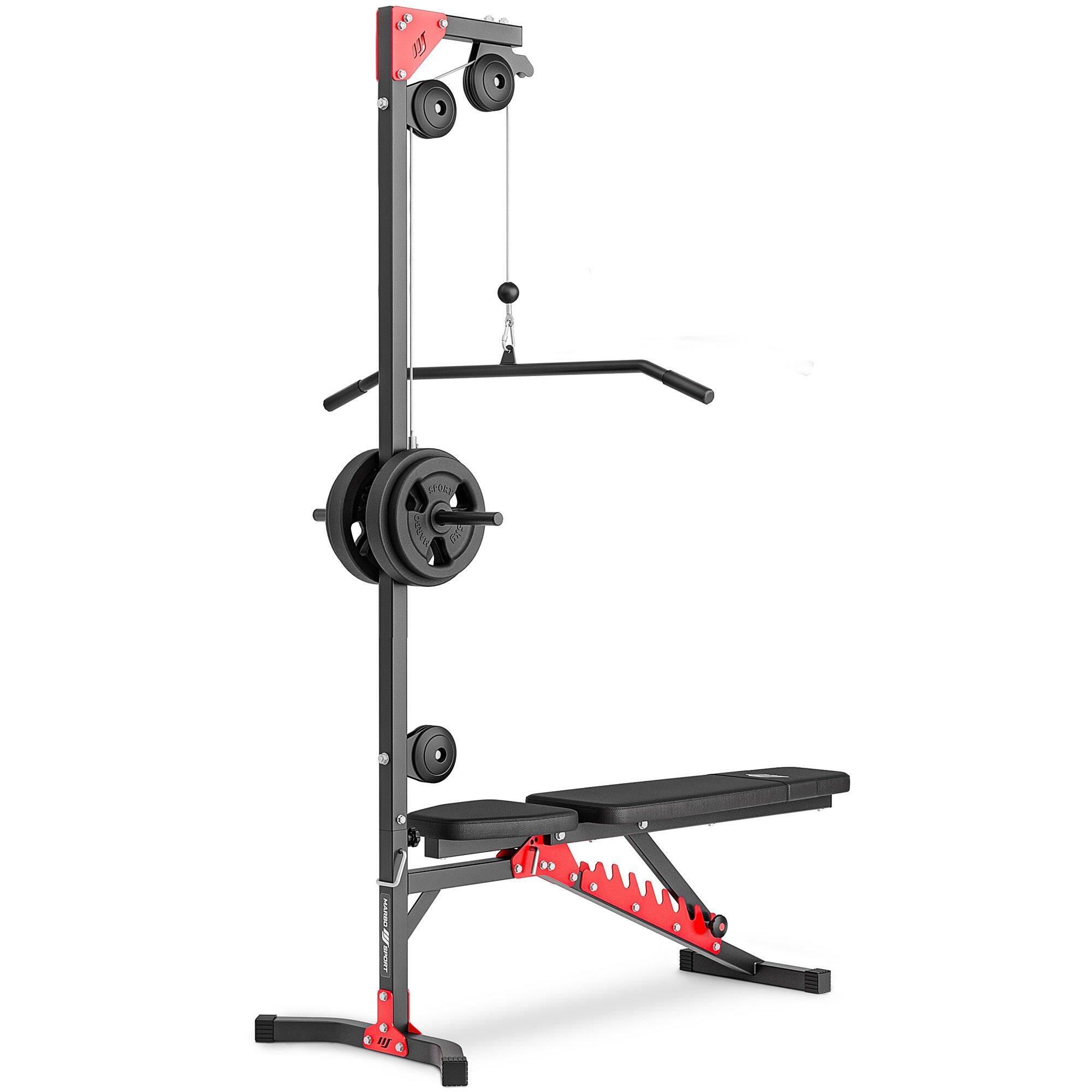 Lat pulldown voor Marbo Sport halterbank 2/7