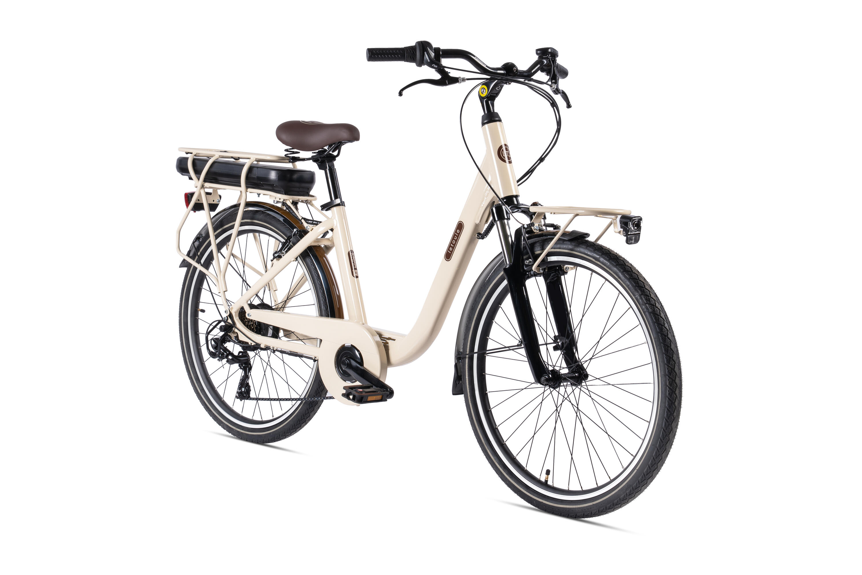Elektro-Citybike 26 Zoll LETOULE "LaFolie" , Avana Nights 2/2
