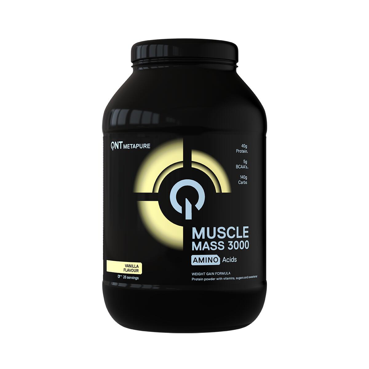 QNT 3000 Muscle Mass - Baunilha - 1,3 kg