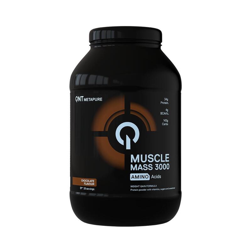 3000 Muscle Mass - Chocolate - 1,3 kg Exclusivo online                      3 cores disponíveis
 34,99€  Preço por quantidade 26,92€kg QNT 3000 Muscle Mass - Chocolate - 1,3 kgVendido e expedido por: Outdoor Lux  