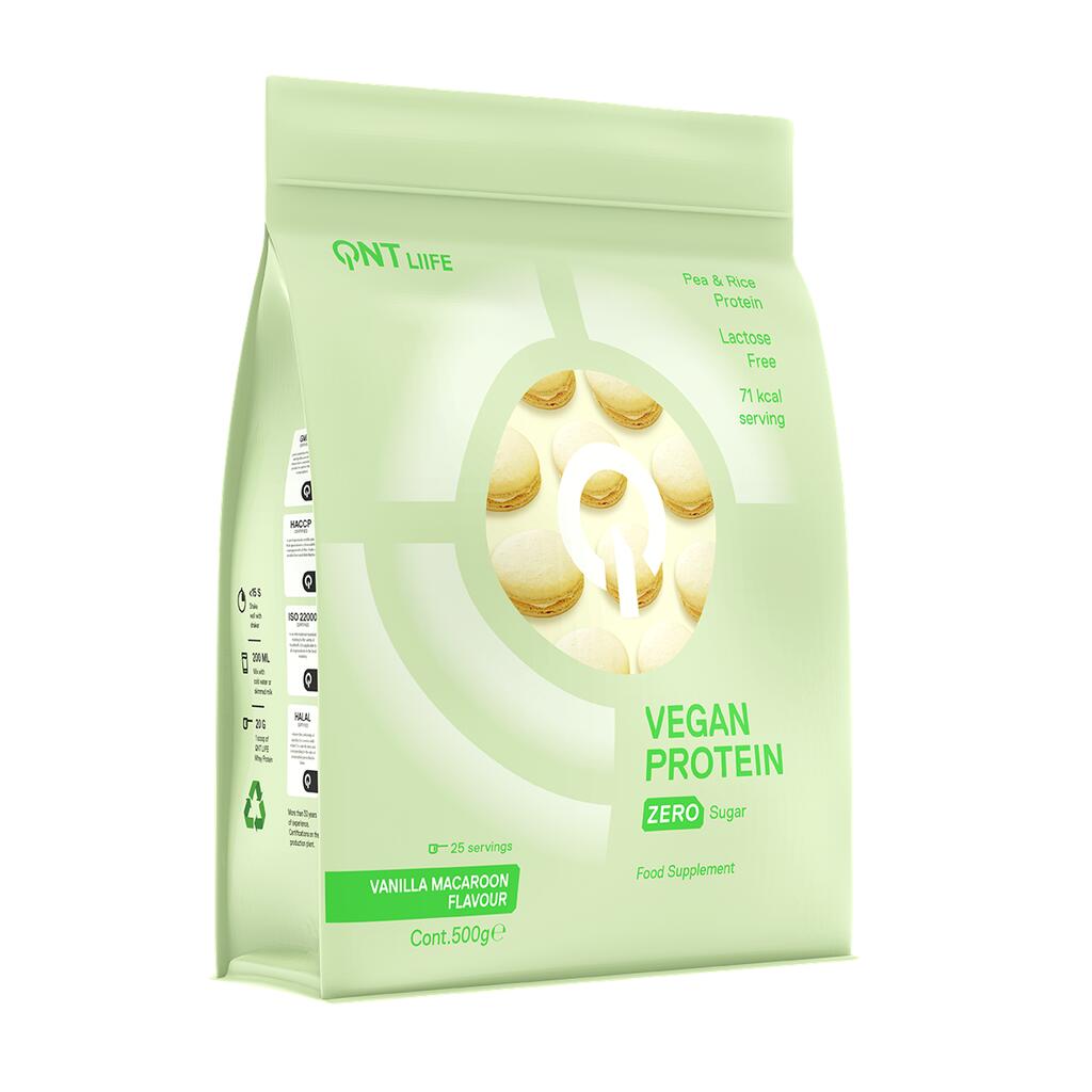Protéines végétales - Vegan Protein - Macaron à la Vanille 500g 4/4