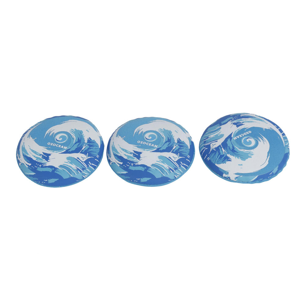 3pc Ozocean Oz Ocean Neoprene Skim Discs Outdoor Game Set