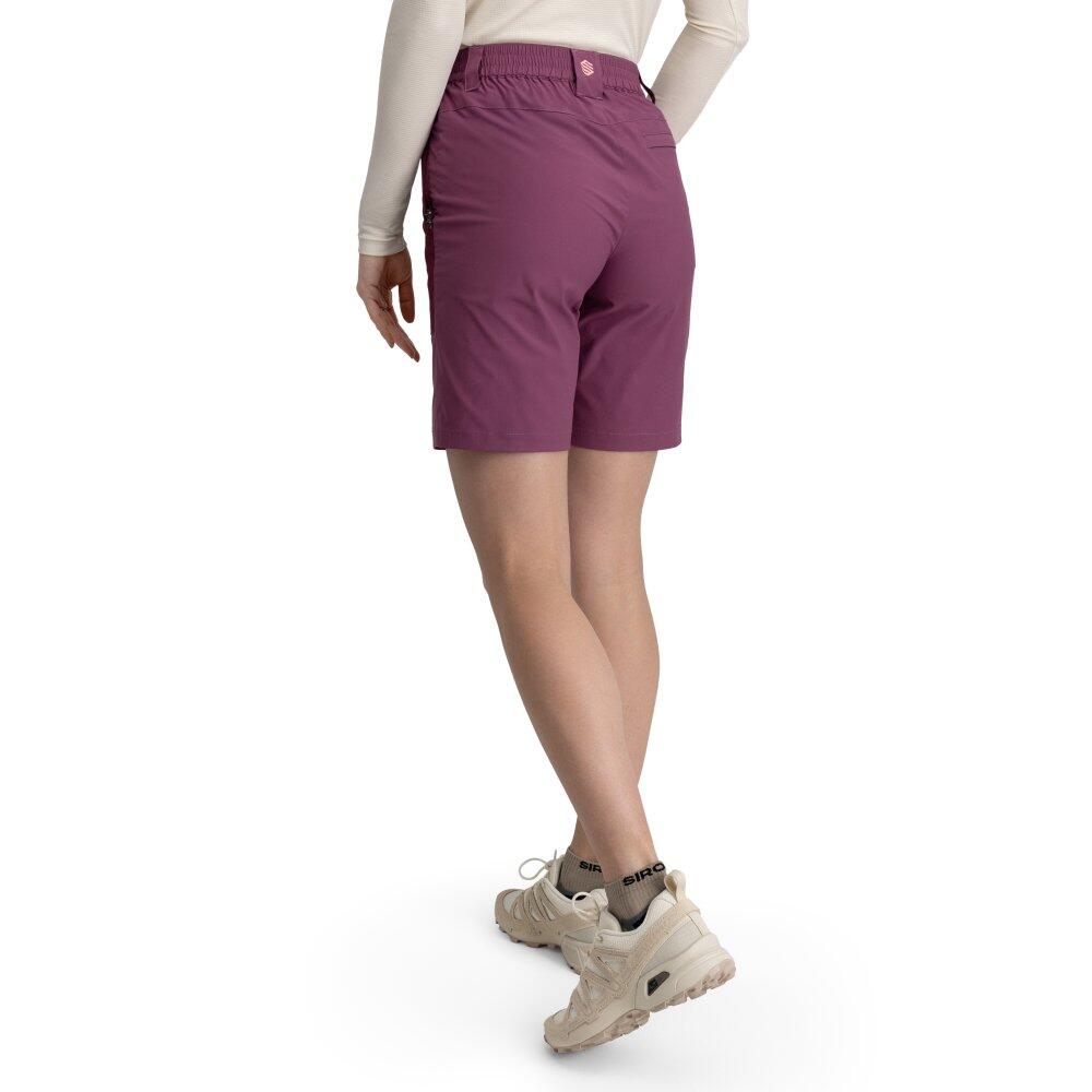 Damen Wandern wasserabweisende wandershorts Solara Purple Lila 2/7