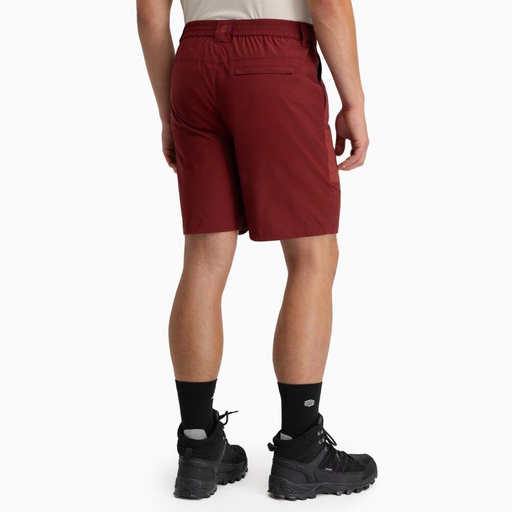 Herren Wandern wasserabweisende wandershorts Range Maroon Bordeauxrot 2/6