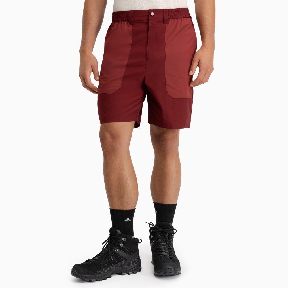 SIROKO Range Maroon Men's Water-Repellent Hiking Shorts Bordeaux