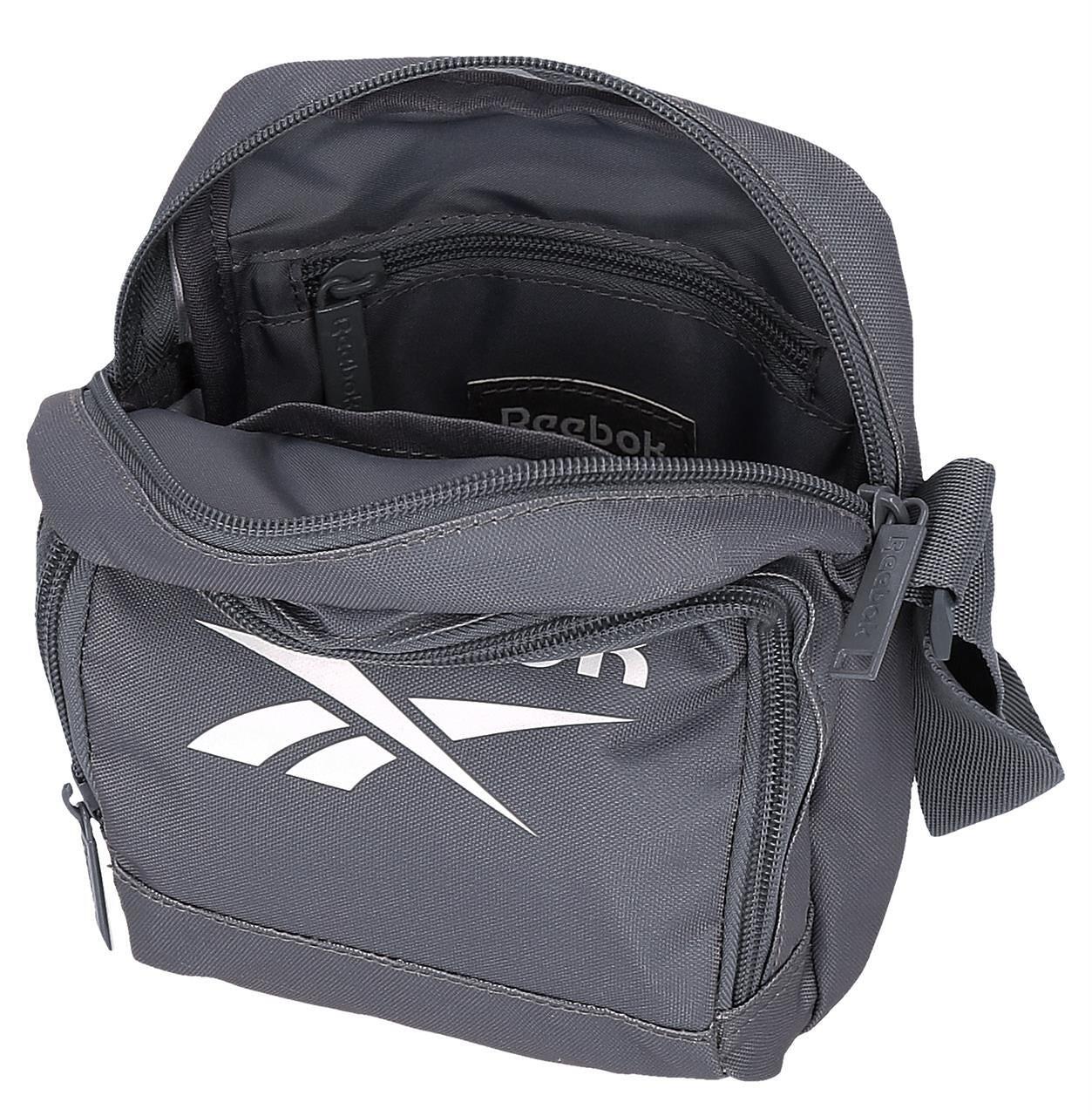 Borsa a tracolla unisex Reebok Ashland 195cm grigia 4/5