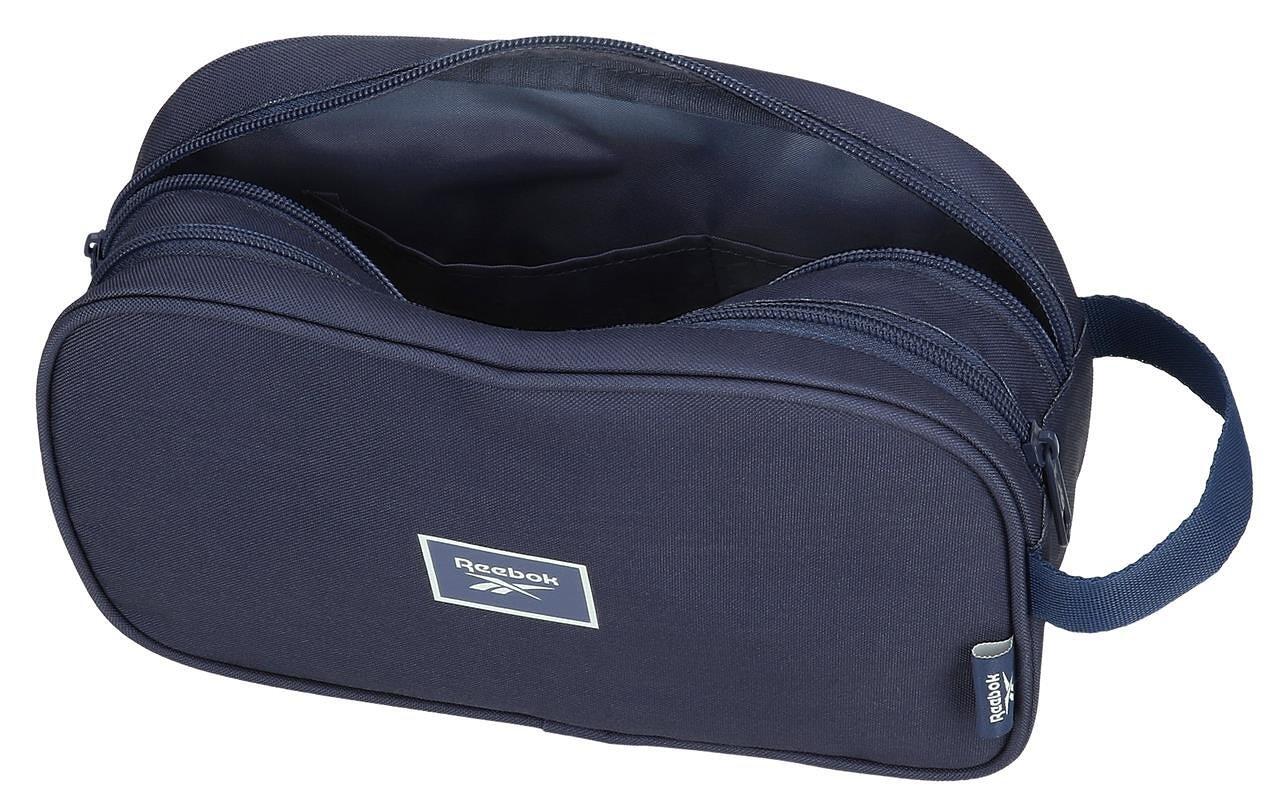 Trousse de toilette Reebok Andrew 16cm bleu marine à deux compartiments 5/5