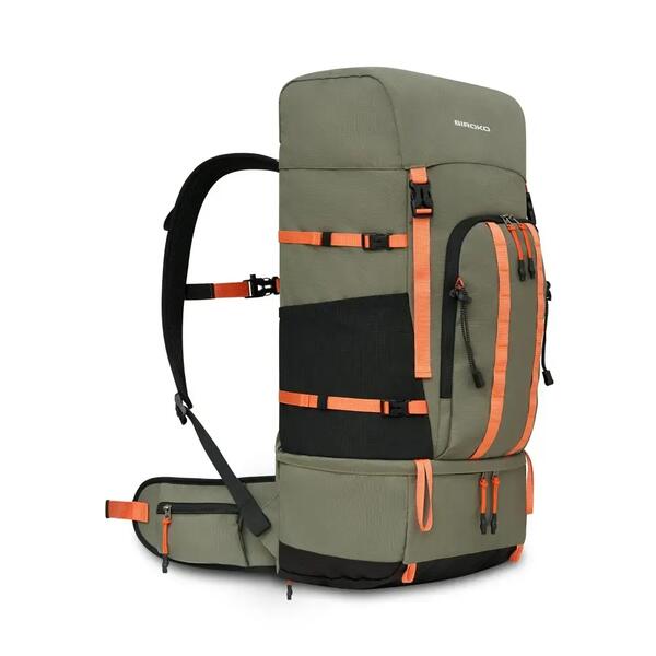 SIROKO Mochila montaña 50L funda impermeable senderismo Hombre y Mujer Venture 50 Gree