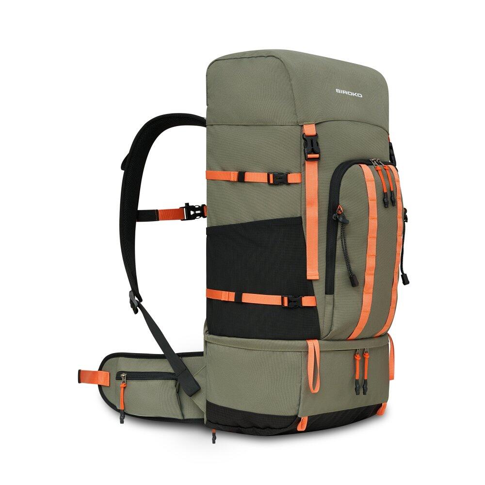 SIROKO Turistický batoh 50 l nepromokavý obal Venture 50 Green