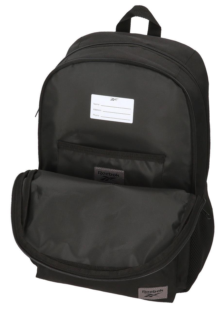 Mochila escolar dos compartimentos chico Reebok Melbourne 44cm negro 5/5