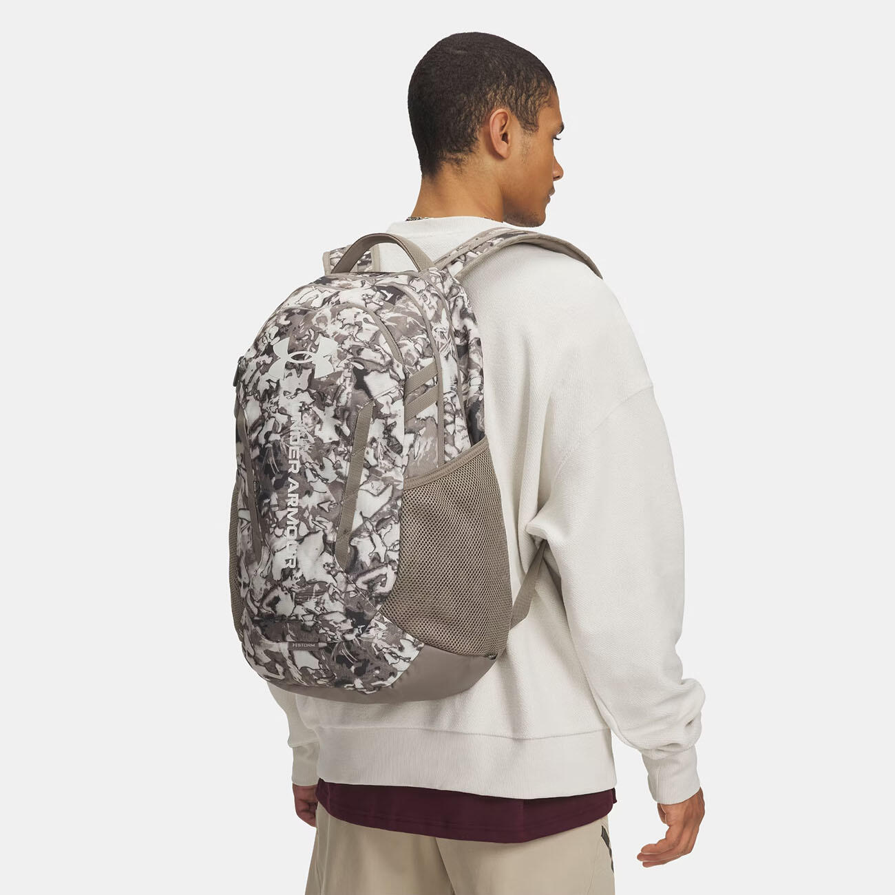 Mochila UA Hustle 6.0 topo y beige 2/5