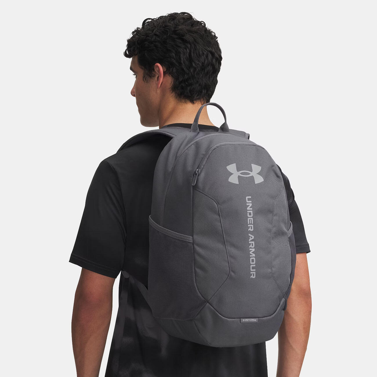 Sac à dos de sport UA Hustle Lite Gris 26,5L 2/7