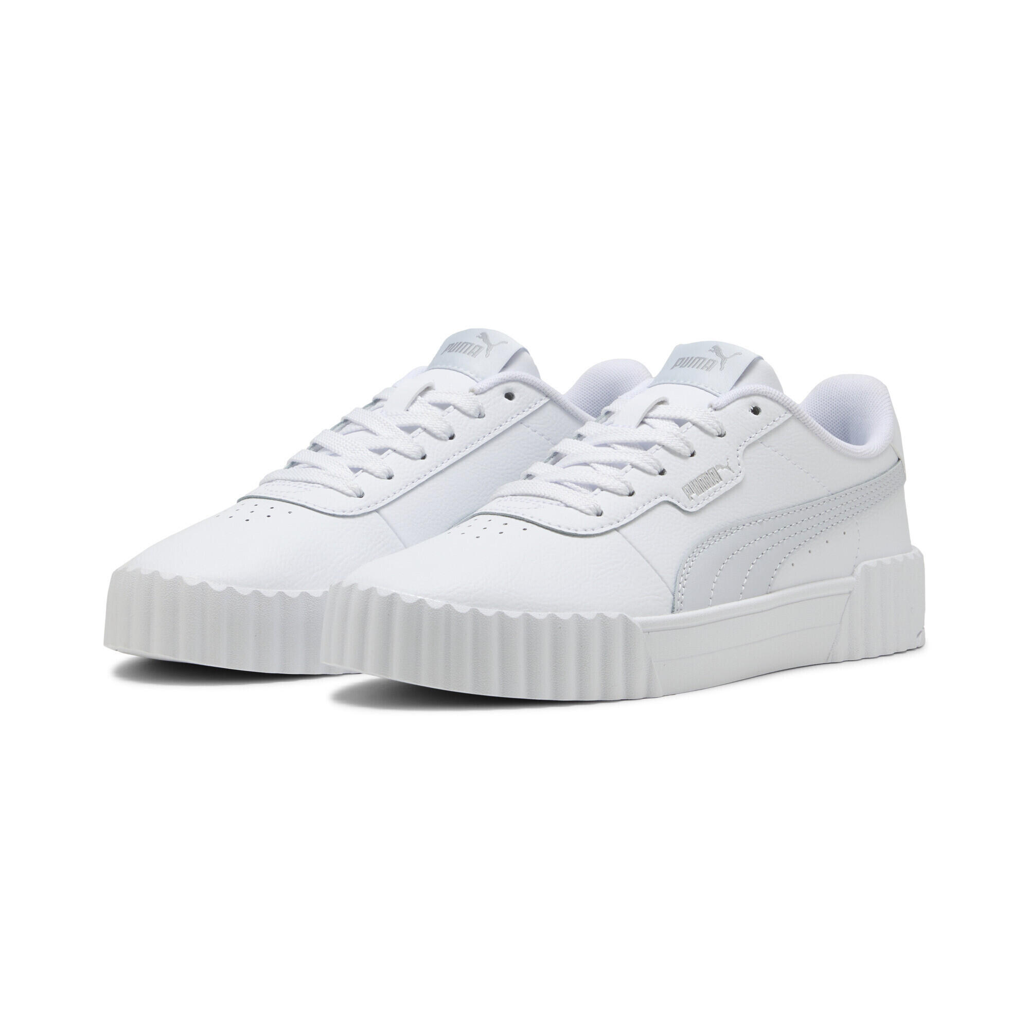 Puma - Sneakers Carina 3.0 femme Puma - Baskets - Blanc|gris - Decathlon