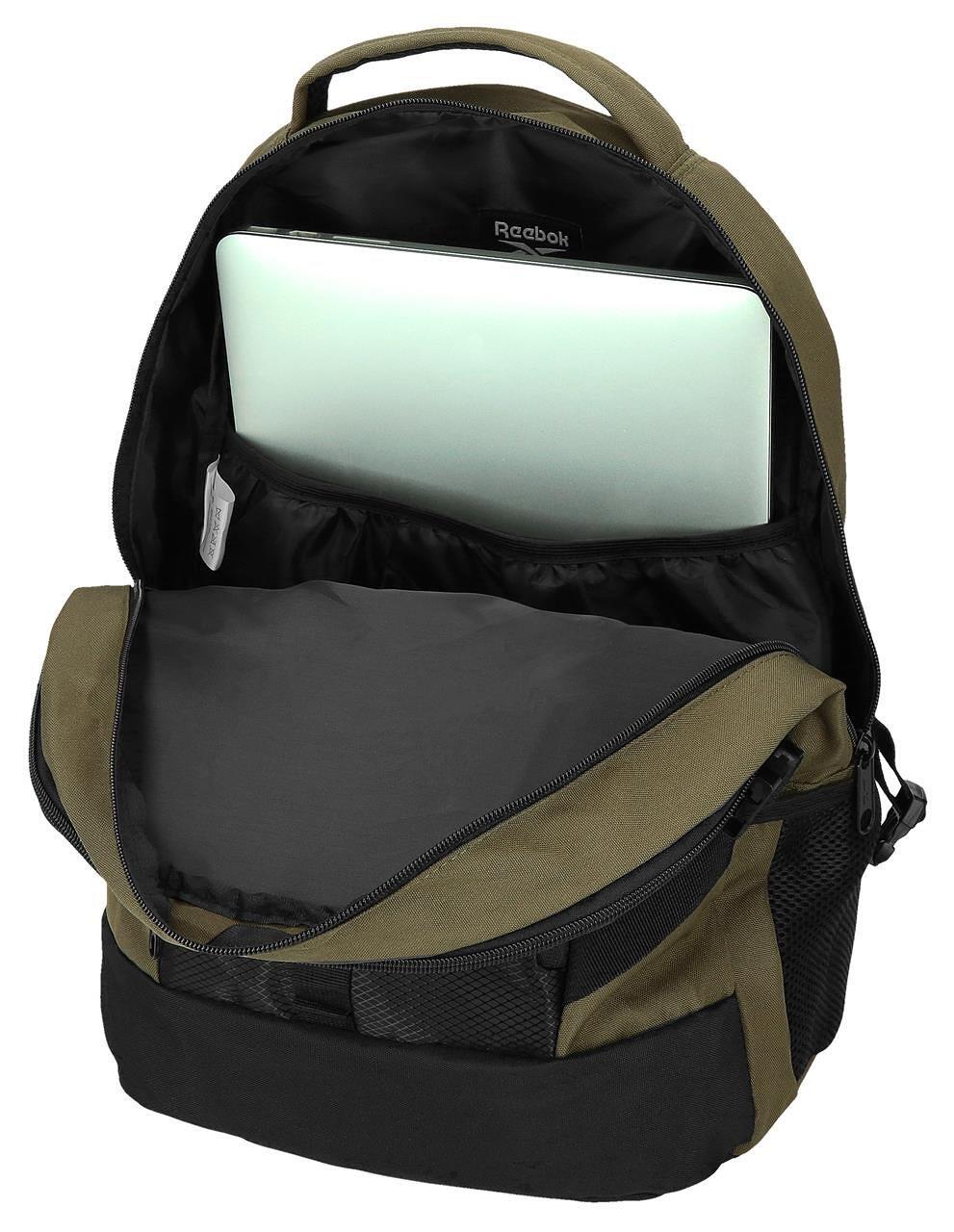 Mochila masculina de dois compartimentos Reebok Truck 46cm cáqui 3/5