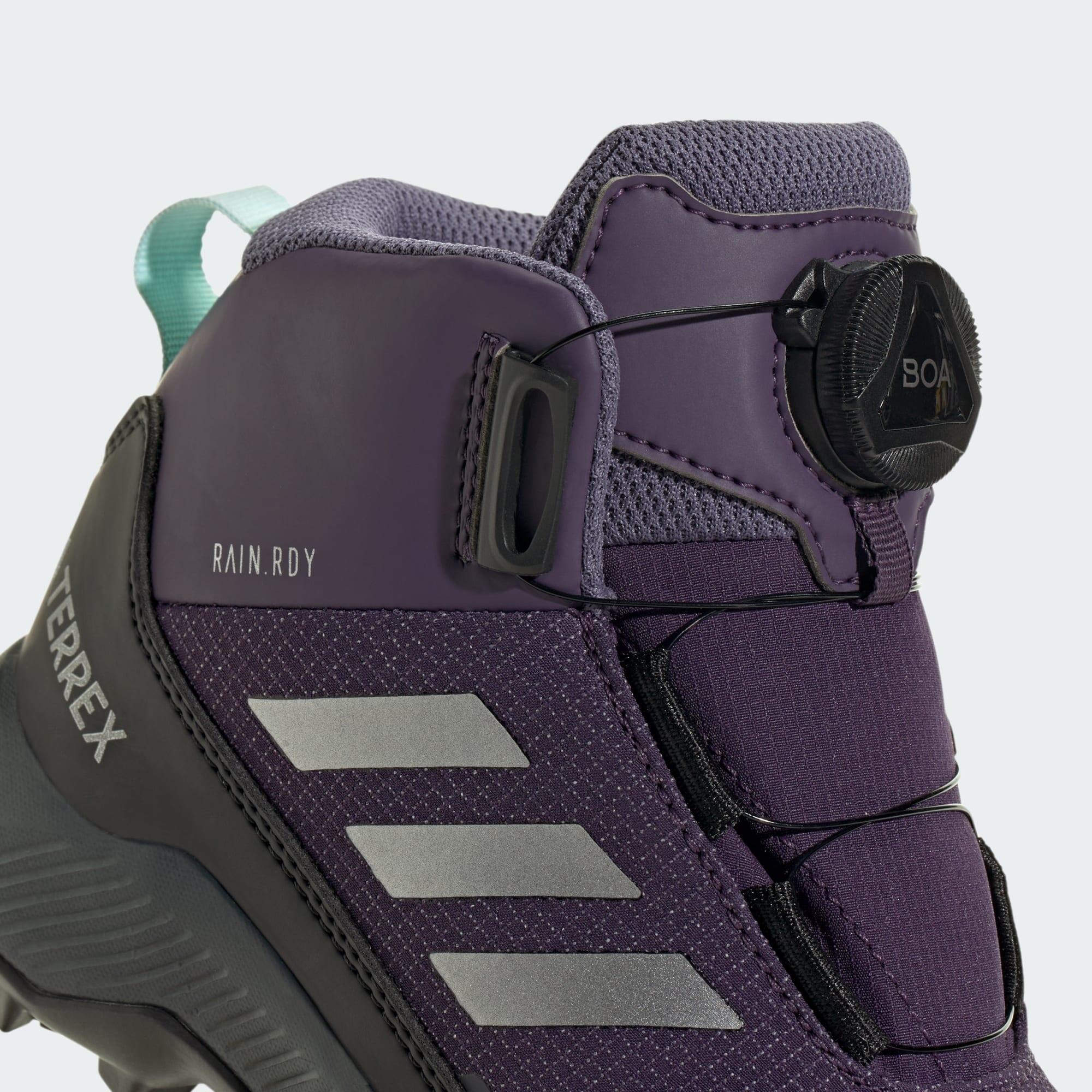 adidas Terrex Winter Mid BOA Rain.RDY Aurora Plum Matte Silver (GS) — foto 6