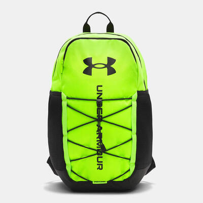 Ua hustle sport 6.0 rugzak felgroen en zwart