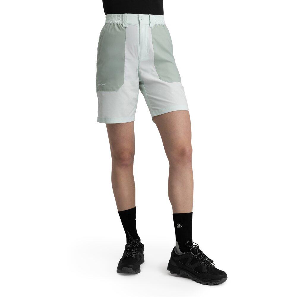 SIROKO Pantaloncini da escursionismo idrorepellenti da donna Solara Mint Verde
