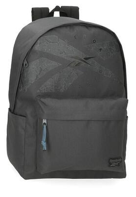 Zaino scolastico Reebok Stam 45cm antracite per ragazzi