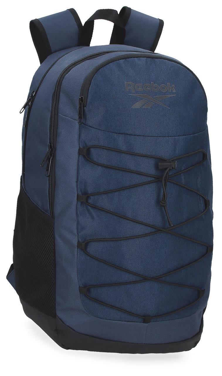 Sac à dos Reebok Tech à deux compartiments pour homme 51cm bleu marine 1/5