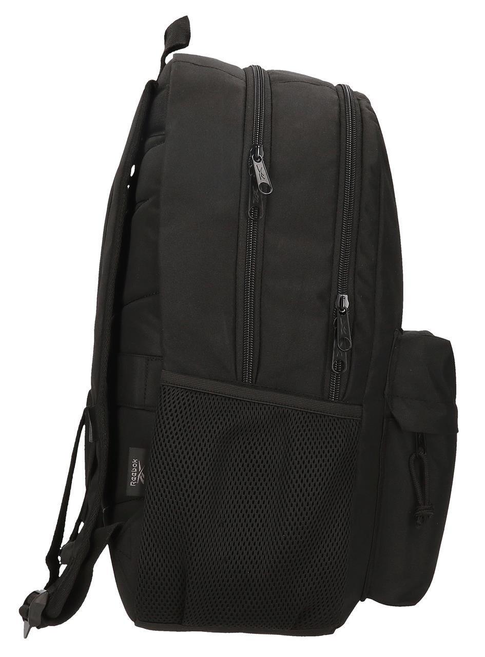 Mochila escolar dos compartimentos chico Reebok Melbourne 44cm negro 4/5