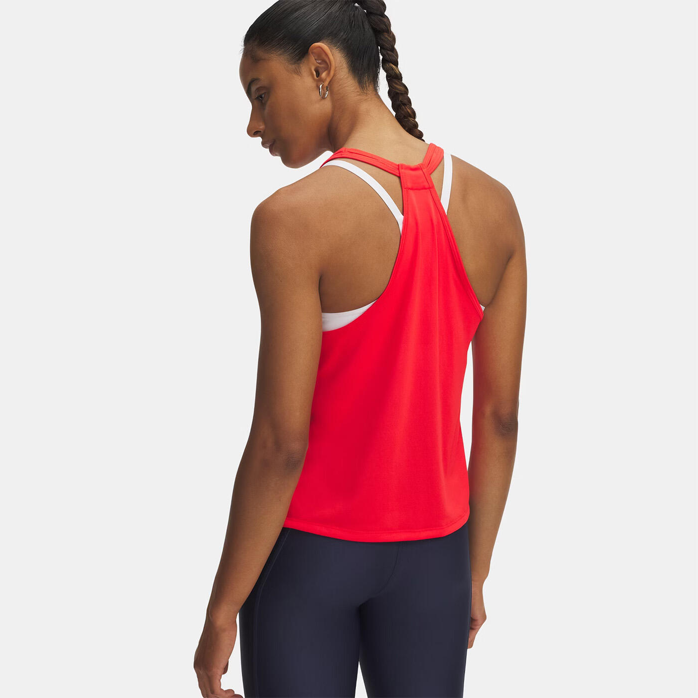 Canotta UA Tech™ Swing da donna Under Armour rosso vivo 2/3