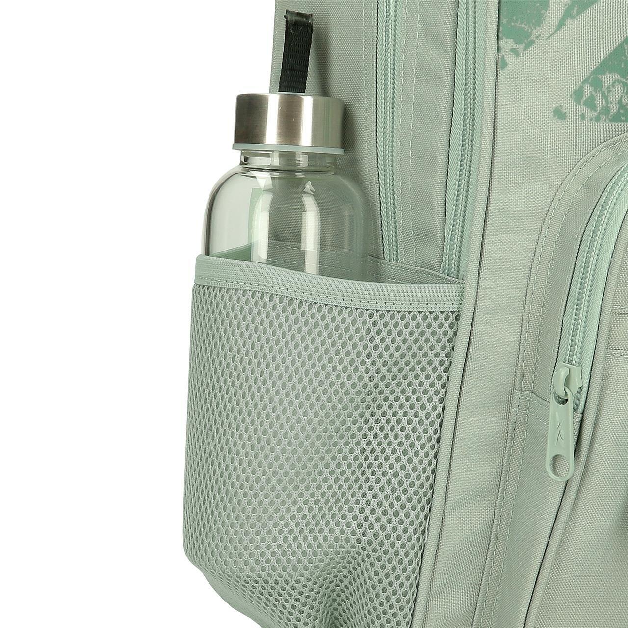 Mochila escolar Reebok Trace de dois compartimentos para menina 44cm verde claro 5/5