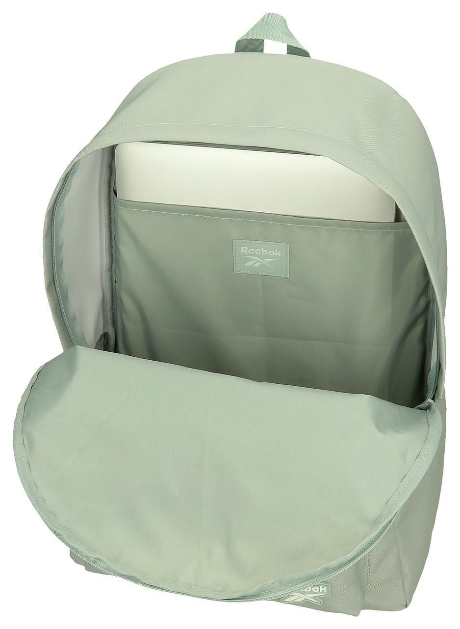 Zaino scolastico Reebok Trace 45cm verde chiaro per ragazze 3/5