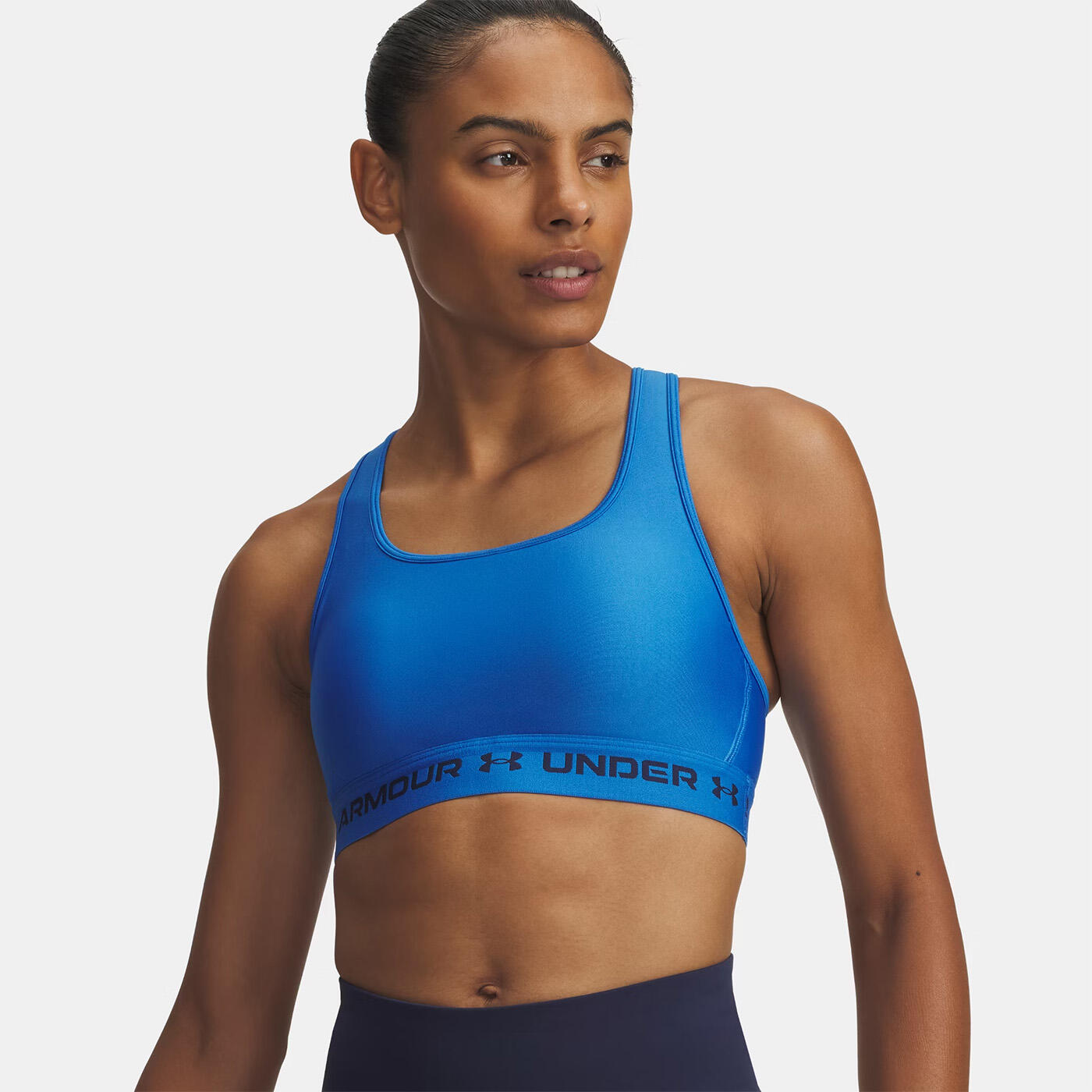 Under Armour - Brassière De Sport À Dos Croisé Et Maintien Modéré Armour® Pour Femme Bleu - Brassière - Bleu - S - Decathlon