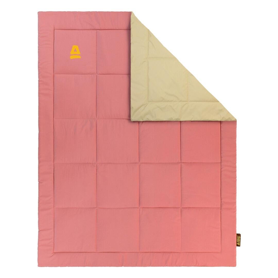 Abbey Camp - Couverture De Pique-nique À Carreaux - Doublée - 180 X 140 Cm - Rose - Plaid - Rose - Taille Unique - Decathlon