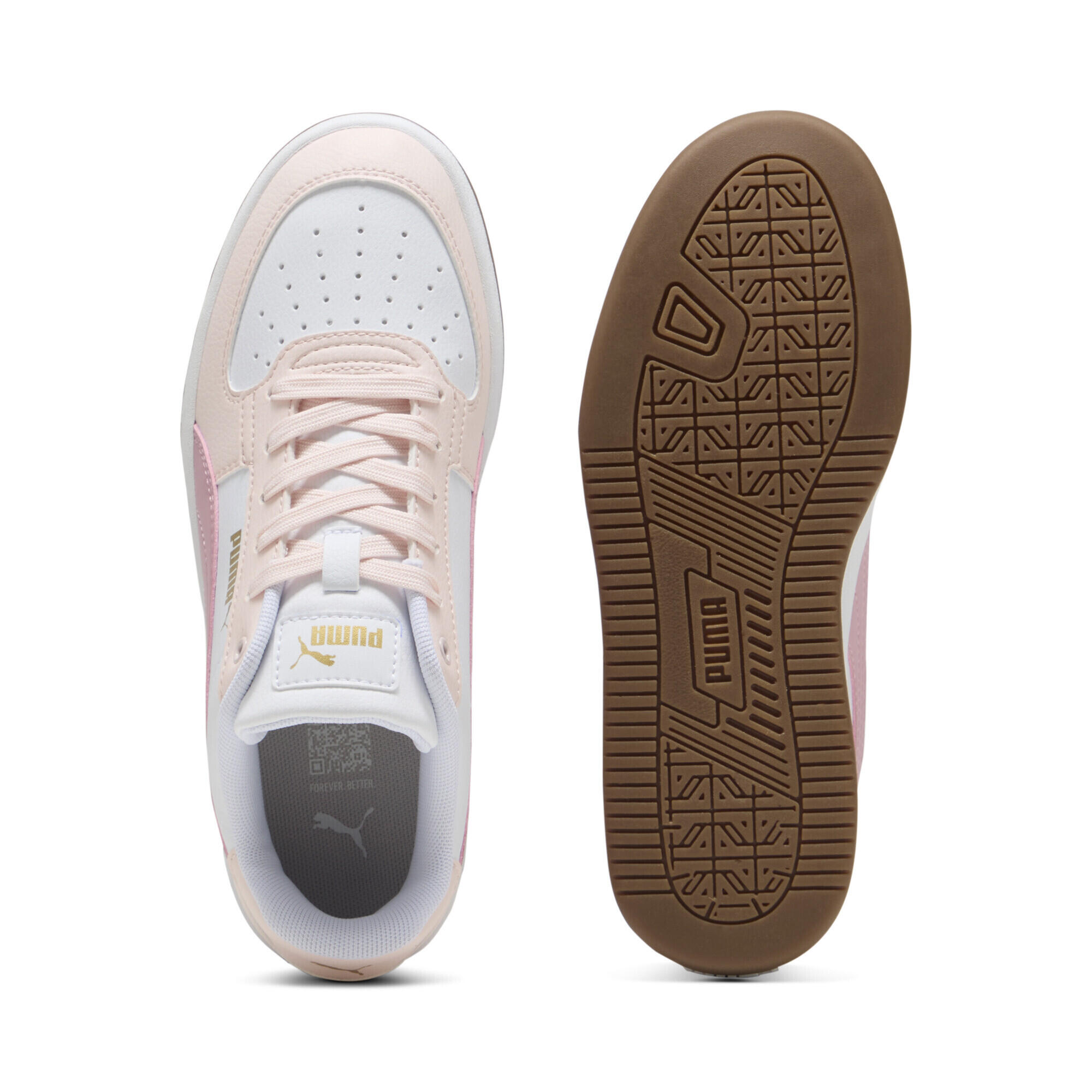 Caven 2.0 Sneakers Erwachsene PUMA White Poised Pink Gum Beige 4/7