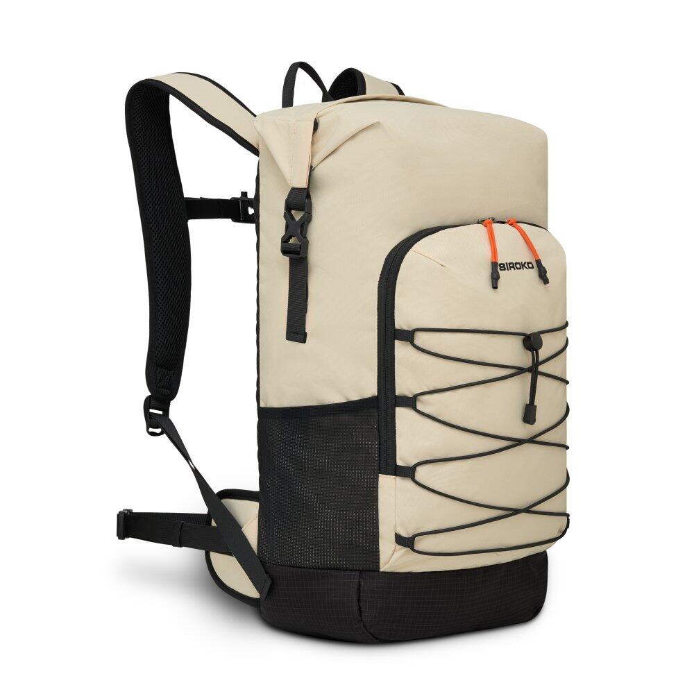 Mochila de caminhada de 25l homem e mulher ridge pack 25 sand beige