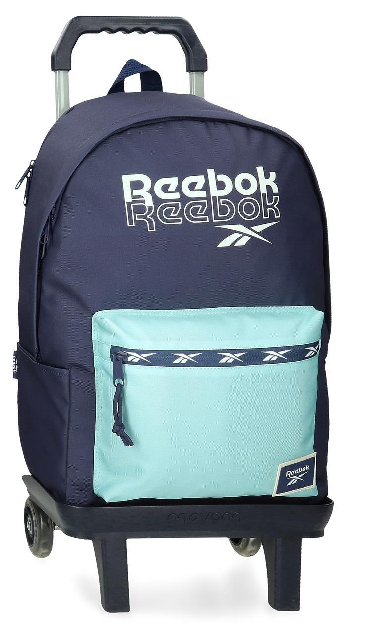 Mochila para laptop reebok andrew 44cm com dois compartimentos com trolley