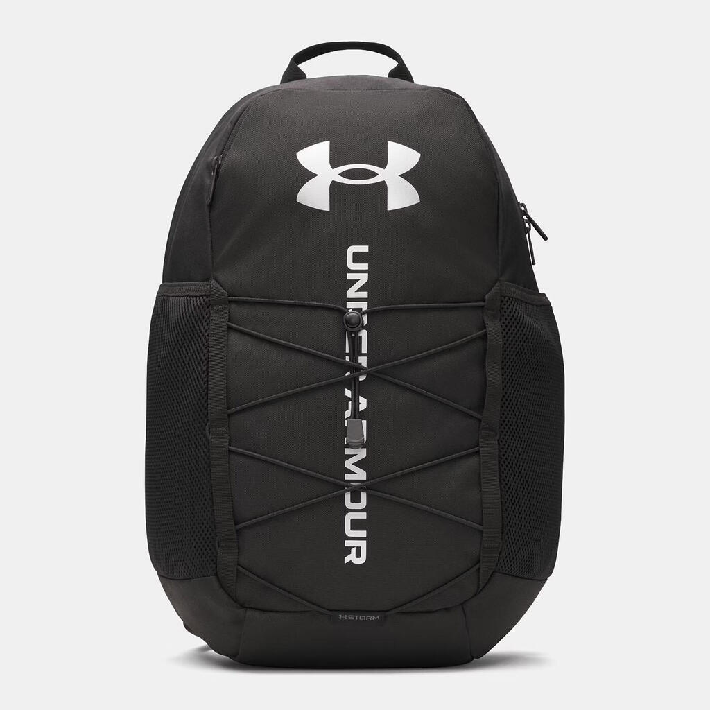 UA Hustle Sport 6.0 Backpack Black and silver