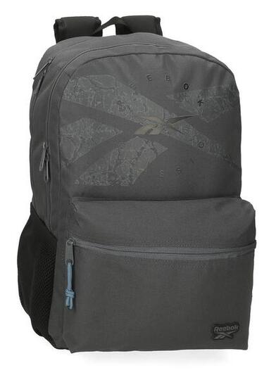 Zaino scolastico Reebok Stam 44cm antracite a due scomparti per ragazzi
