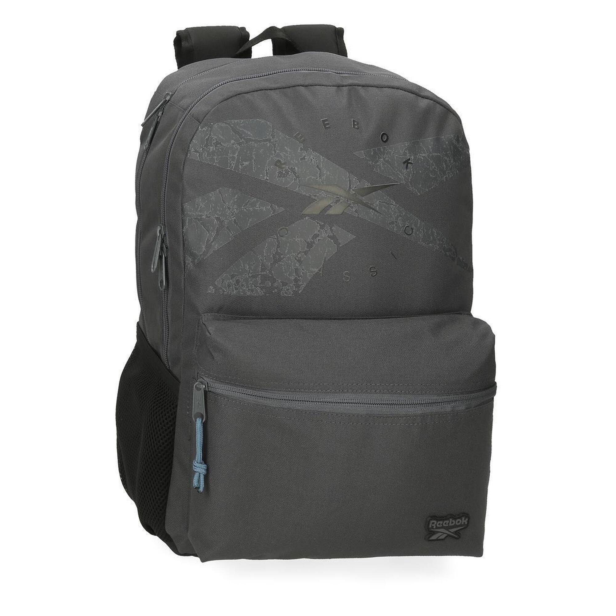 Reebok - Sac À Dos D'École Reebok Stam 44cm Anthracite À Deux Compartiments Pour Garçon - Sac À Dos - Gris - Decathlon