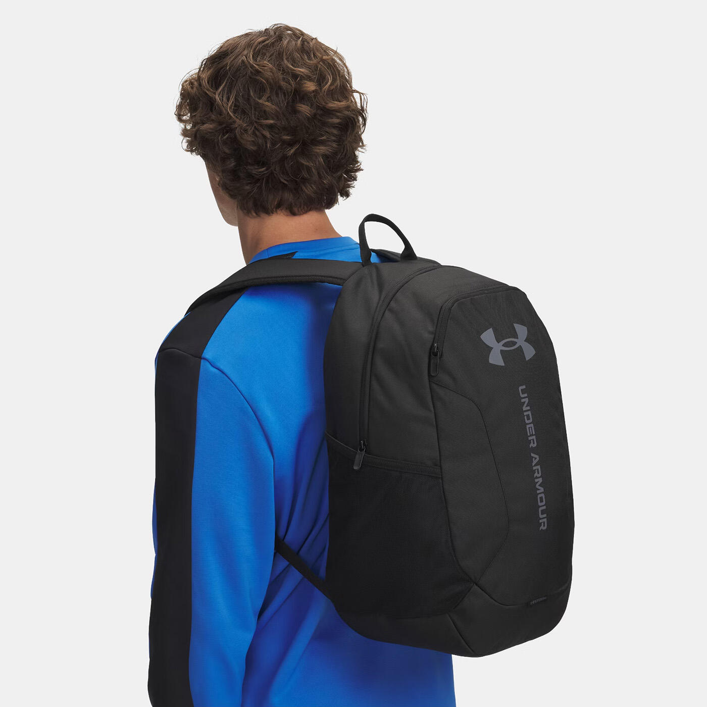 Zaino Sportivo Ua Hustle Lite Nero E Grigio 2/5