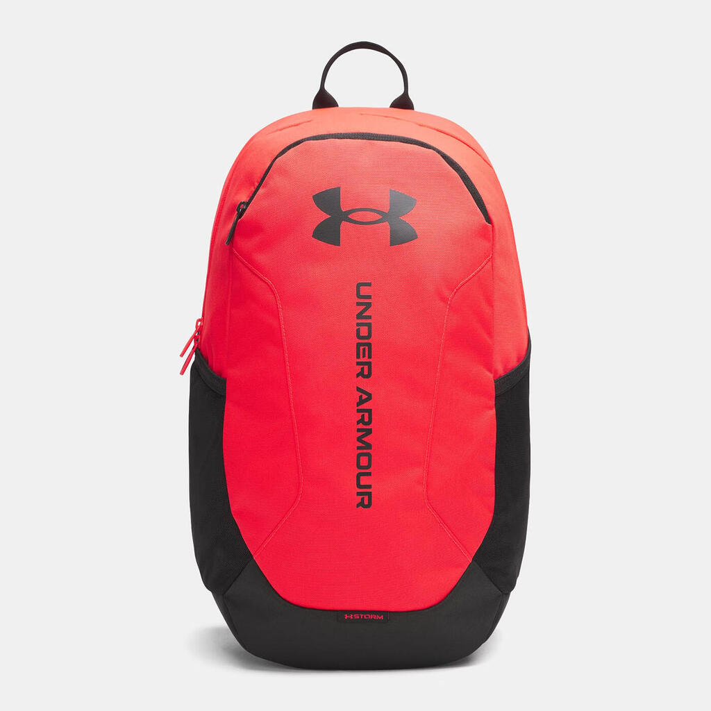 UA Hustle Lite Sport Backpack Rouge vif et noir 26.5L
