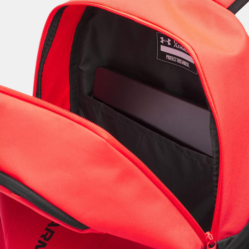 Rucsac sport UA Hustle Lite Roșu aprins și negru 26,5L