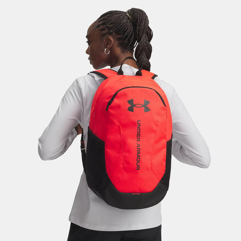 Rucsac sport UA Hustle Lite Roșu aprins și negru 26,5L