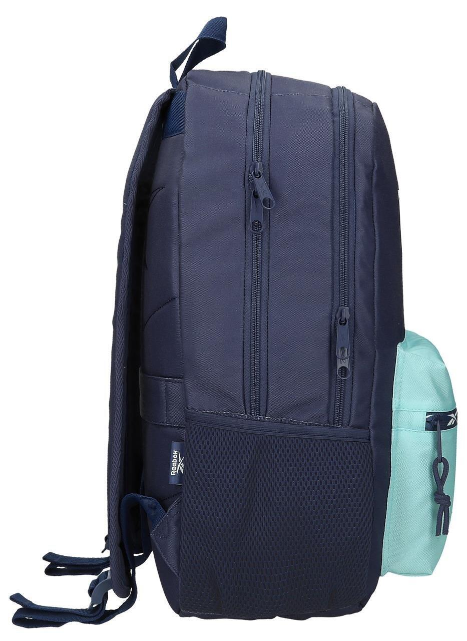 Sac à dos d'école Reebok Andrew 44cm bleu marine à deux compartiments pour fille 4/4