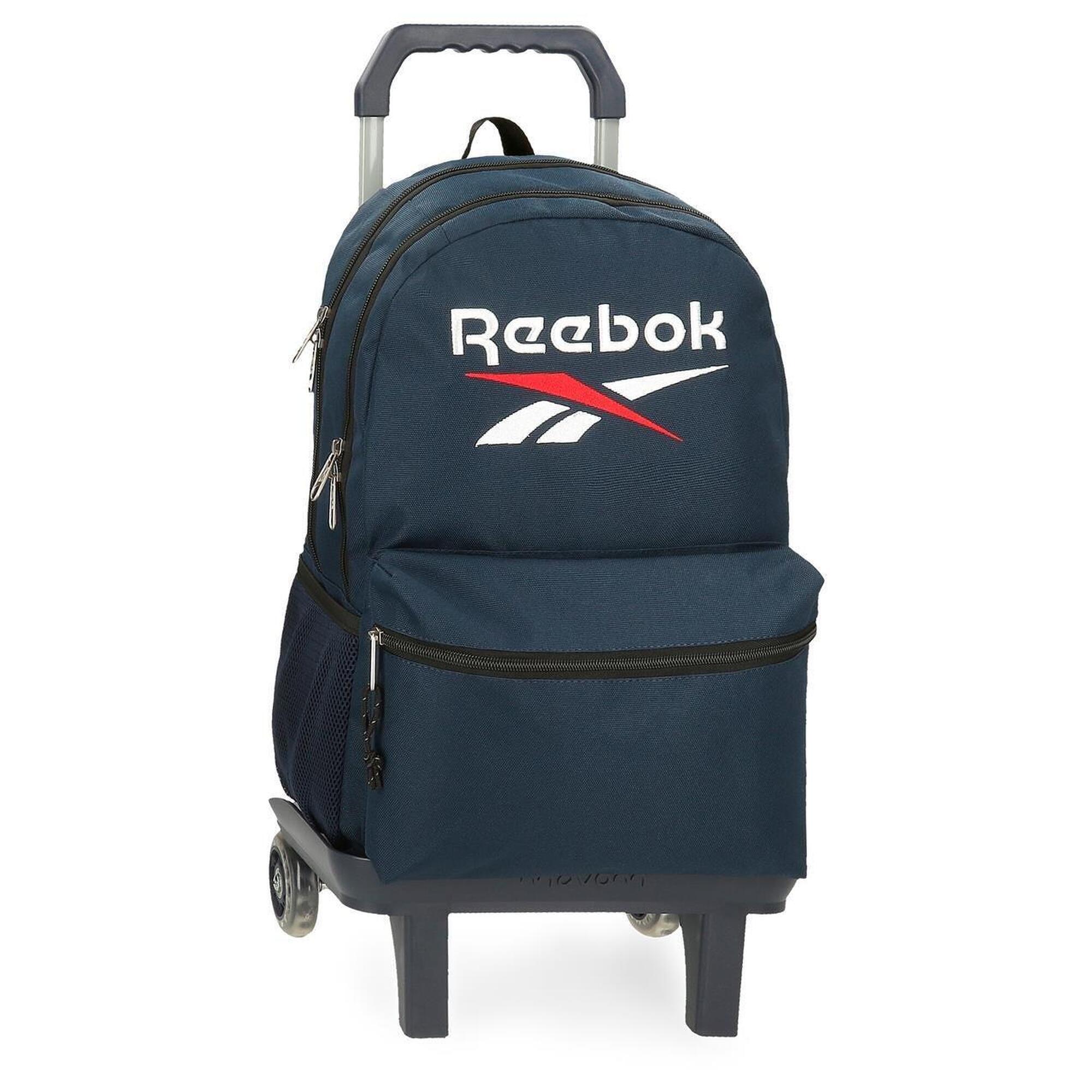 Reebok - Sac À Dos Reebok Boston 44cm À Deux Compartiments Avec Trolley Bleu Marine - Sac À Dos - Bleu - Decathlon