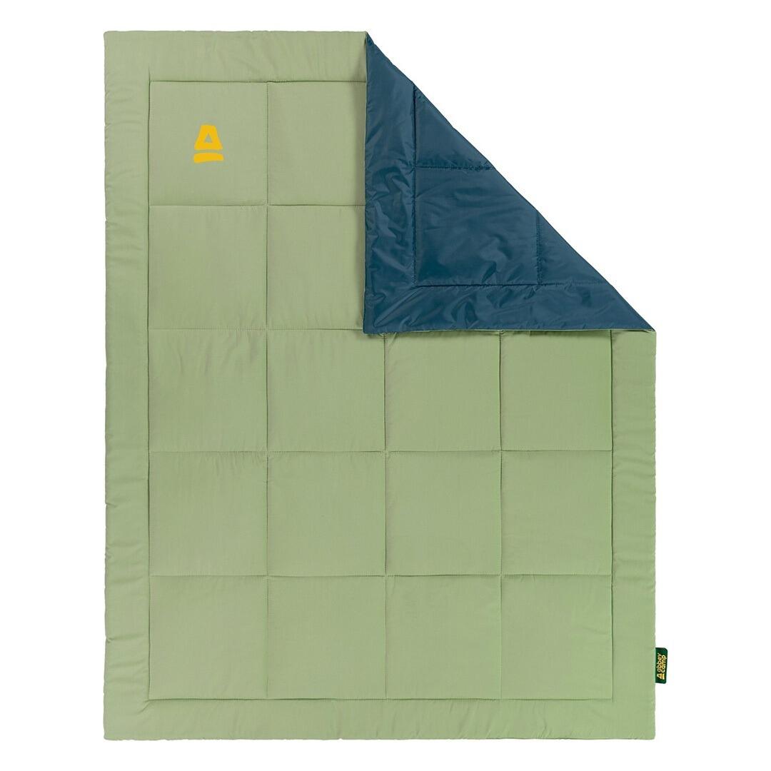 ABBEY CAMP Coperta da picnic / Plaid - Con fodera - 180 x 140 cm - Verde chiaro