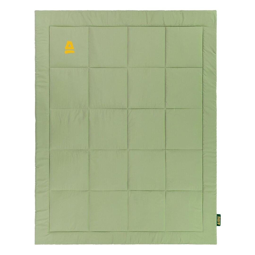 Coperta da picnic / Plaid - Con fodera - 180 x 140 cm - Verde chiaro 2/5